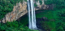 Cascata do Caracol, no Parque Estadual do Caracol no Rio Grande do Sul