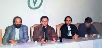 Reunião do Partido Verde - agosto de 1995. Domingos Fernandes é o terceiro a partir da esquerda
(foto - arquivo AFPP).