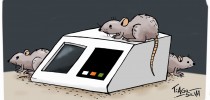 FRAUDE ELEITORAL - Ratos sobre urna