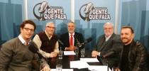 Da esquerda para direita, Ricardo Salles, advogado e ex-secretário do meio ambiente do estado de São Paulo, Pinheiro Pedro, advogado e ex-secretário do verde e do meio ambiente do município de São Paulo, Zancopé Simões, jornalista e apresentador, Gilberto Natalini, médico, vereador e ex-secretário municipal do verde e do meio ambiente e José Marton, designe e cenógrafo, especialista em sustentabilidade.