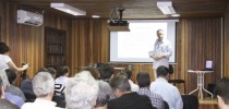 Convidados assistem à palestra do advogado Antonio Fernando Pinheiro Pedro, realizada na Unidade Jaguaré da PePec Ambiental.