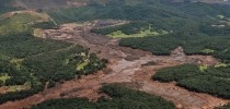 Lama da Vale em Brumadinho, na Região Metropolitana de Belo Horizonte — Foto: Ibama/Divulgação