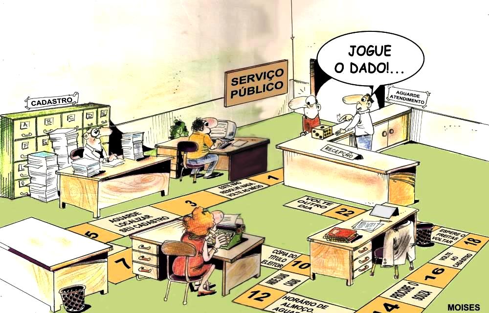Resultado de imagem para burocracia  no brasil charge