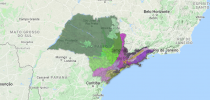 Unidades morfológicas do relevo do Estado de São Paulo apresentadas pelo Webmap – Foto: Reprodução