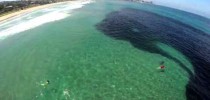 Mancha de poluição decorrente do rompimento da barragem de rejeitos da Cataguases Florestal,
no Estado de Minas Gerais, atinge o Oceano Atlântico, no litoral norte do Estado do Rio de Janeiro