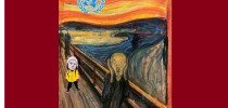 O Grito, de Edvard Munch, Greta Thunberg e a ONU... (composição-AFPP)