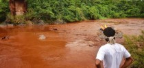 Rio Paraopeba após rompimento da barragem de Brumadinho (Lucas Hallel Ascom/Funai)