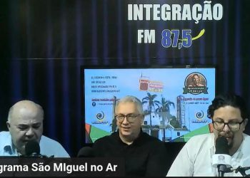 PROGRAMA SÃO MIGUEL NO AR RECEBE O SECRETÁRIO PINHEIRO PEDRO DA SECLIMA SP