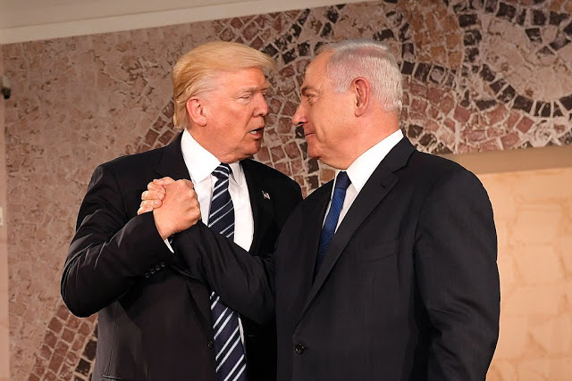 Trump e Netanyahu - duas presenças antipáticas que no entanto não prejudicam a afirmação soberana de Israel