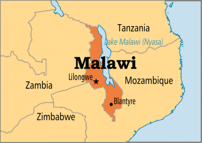 Malawi-mapa