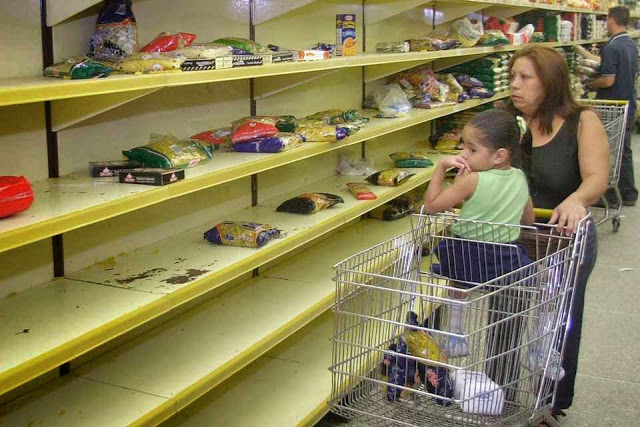 Falta tudo na Venezuela