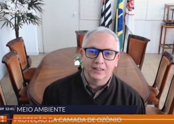 SECRETÁRIO PINHEIRO PEDRO FALOU SOBRE DIA INTERNACIONAL DA PROTEÇÃO DA CAMADA DE OZÔNIO PARA TV ALESP