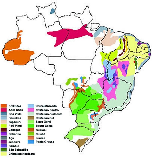 Brasil possui 27 aquíferos. Imagem: Reprodução/Internet