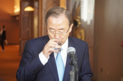 ban ki moon water