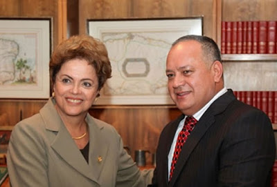 Diosdado Cabello tinha boas relações com Dilma... tanto quanto com o narcotráfico