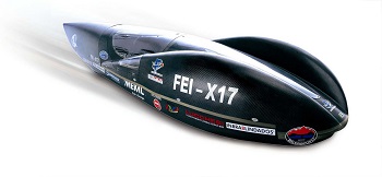 Projeto de alunos da FEI, carro elétrico X17 (foto) atinge 135 km/kWh e foi premiado na Maratona de Eficiência Energética. Imagem: Reprodução/Internet