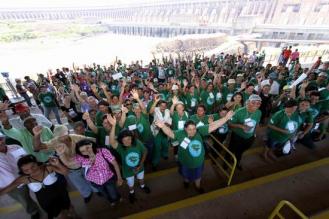 Mais de 11 mil catadores foram foram capacitados pelo programa. (Imagem: Divulgação/ Itaipú Binacional)