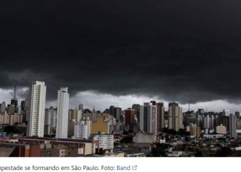 TEMPESTADE NA TERRA… E NO SOL