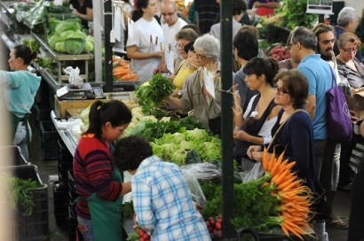 Feira de orgânicos no Parque da Água Branca, SP