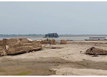 SECA DO RIO SOLIMÕES REVELA RUÍNAS HISTÓRICAS DA COROA PORTUGUESA NO AMAZONAS
