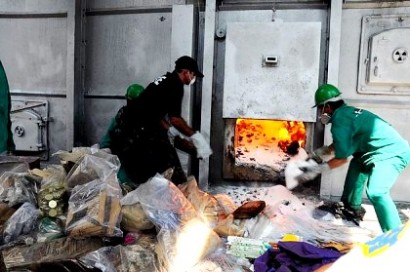 incineração abocanha material reciclável