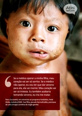 Campanha contra o infanticídio indígena