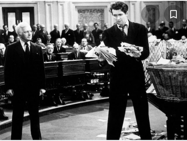  James Stewart em "Mr Smith goes to Washington" - Columbia Pictures 