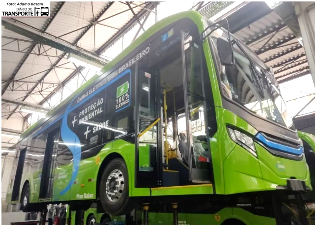 Ônibus elétrico articulado da BYD/Caio para a cidade de São Paulo está  pronto e será testado pela SPTrans