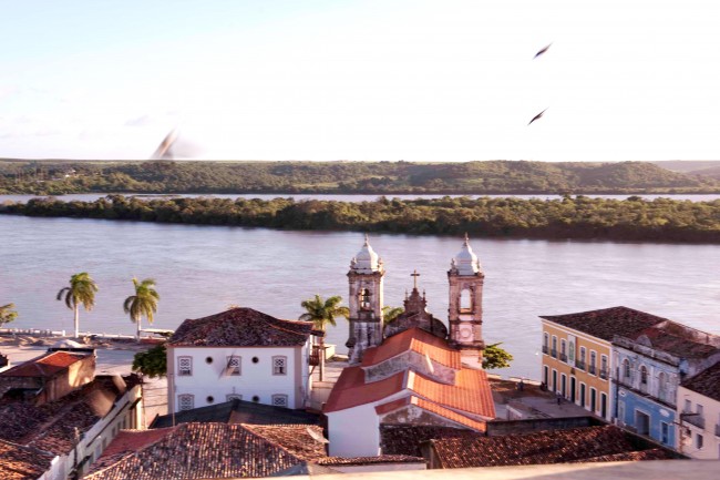 Velho Chico em Penedo, AL (Foto: Wesley Menegari)